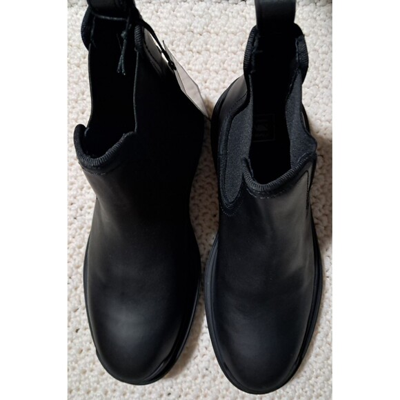 G-Star Raw Blake Chelsea Leather Boots Women's sz 10 Black Rare Style - Picture 6 of 16